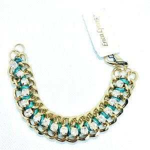 Erica Lyons Rhinestones & Ribbons Bracelet.